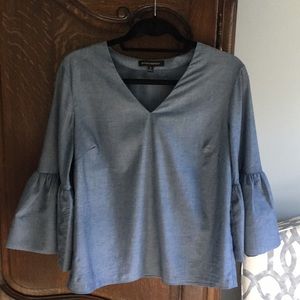 Banana Republic 3/4 sleeve chambray shirt.